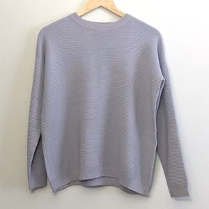 Twik Loose Ottoman Sweater, Lavender, XXS